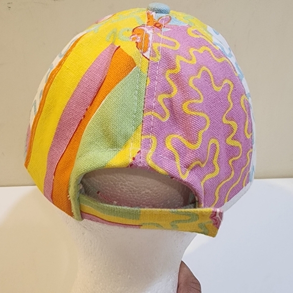 TWO'S COMPANY Women's Floral cotton Adjustable Baseball Cap OS - Picture 6 of 13